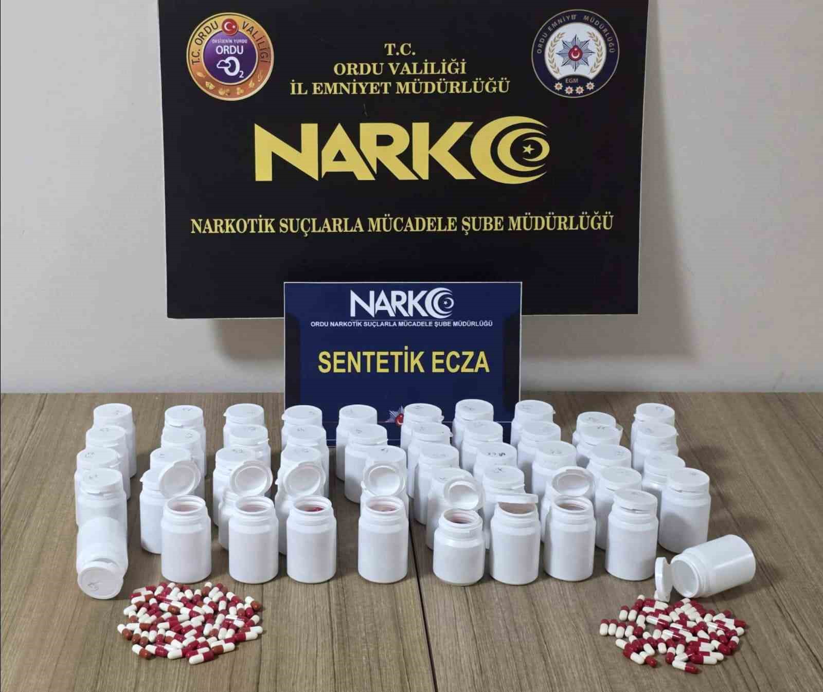 ORDU’DA UYUŞTURUCU OPERASYONUNDA 2 TUTUKLAMA