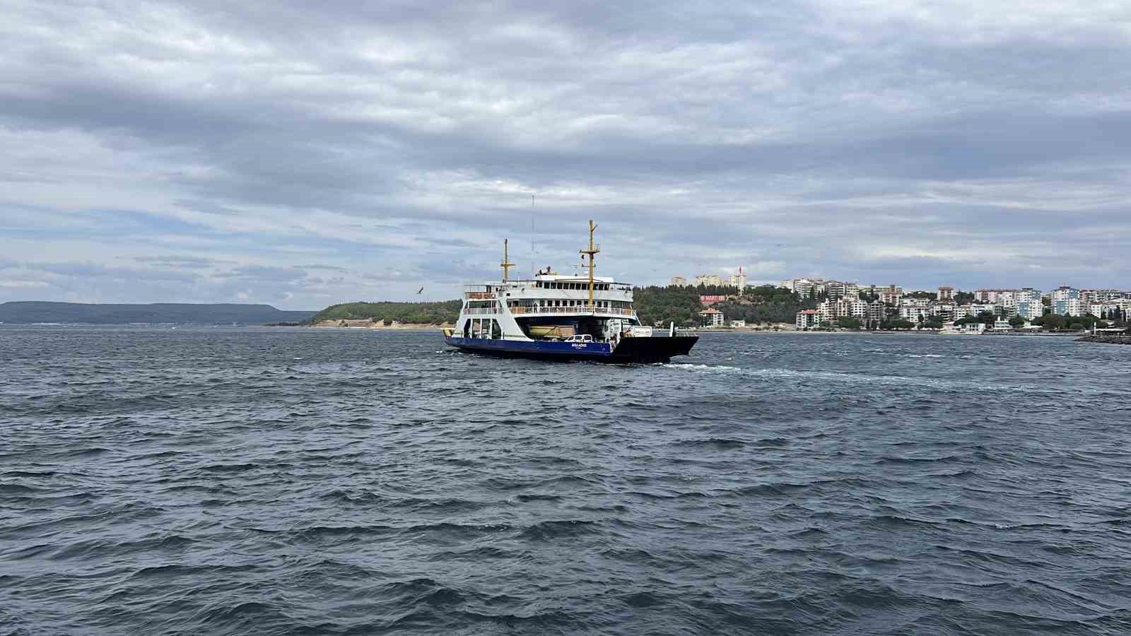GÖKÇEADA’YA YAPILACAK BAZI FERİBOT SEFERLERİ İPTAL EDİLDİ