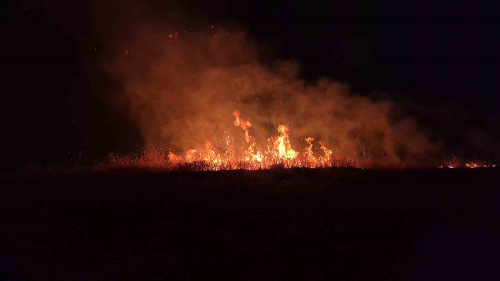 ADIYAMAN’DA KORKUTAN ANIZ YANGINI
