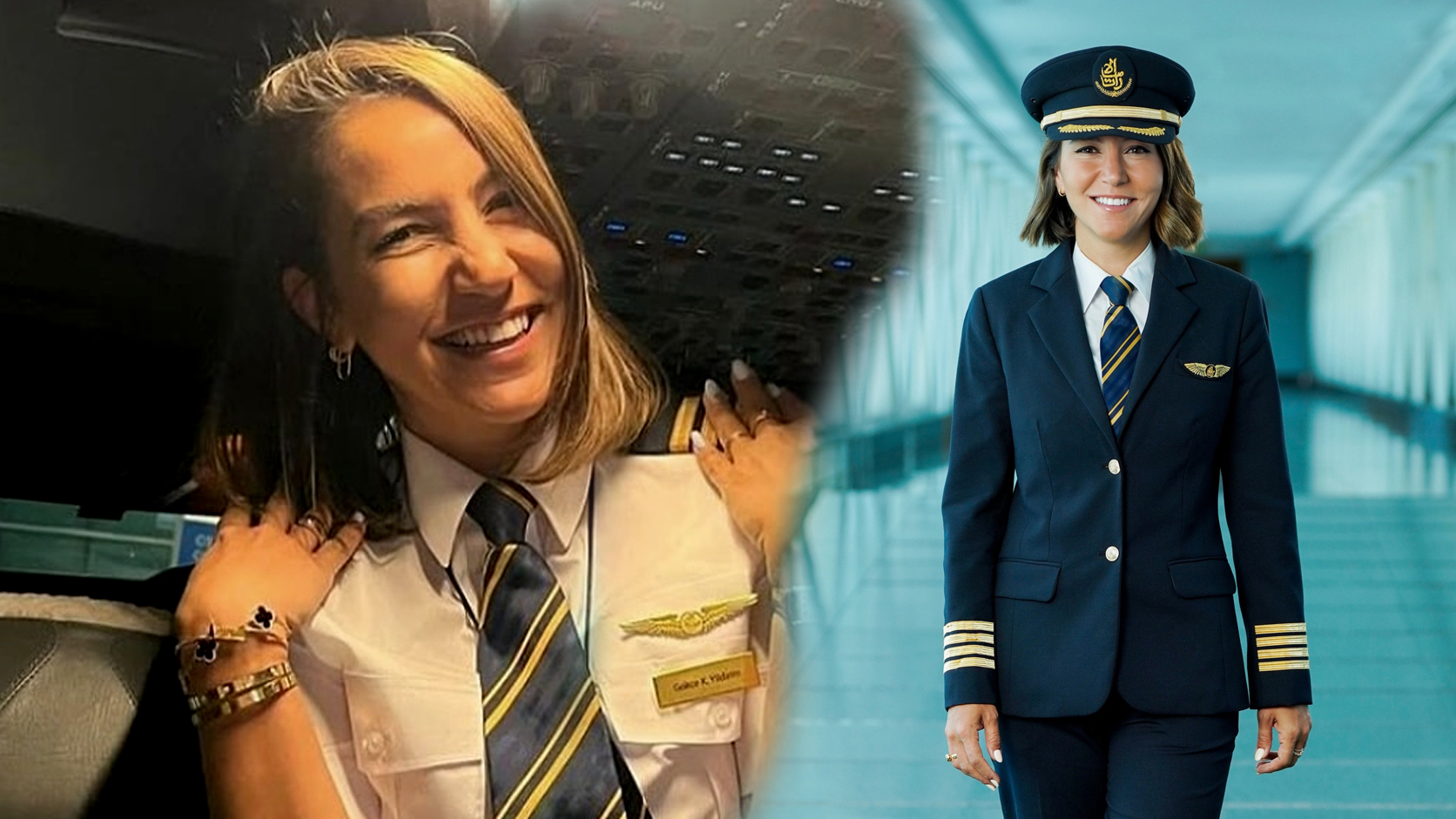 DÜNYANIN EN BÜYÜK YOLCU UÇAĞI AİRBUS A 380’İ KULLANAN ‘İLK TÜRK KADIN PİLOTU’ YOZGATLI