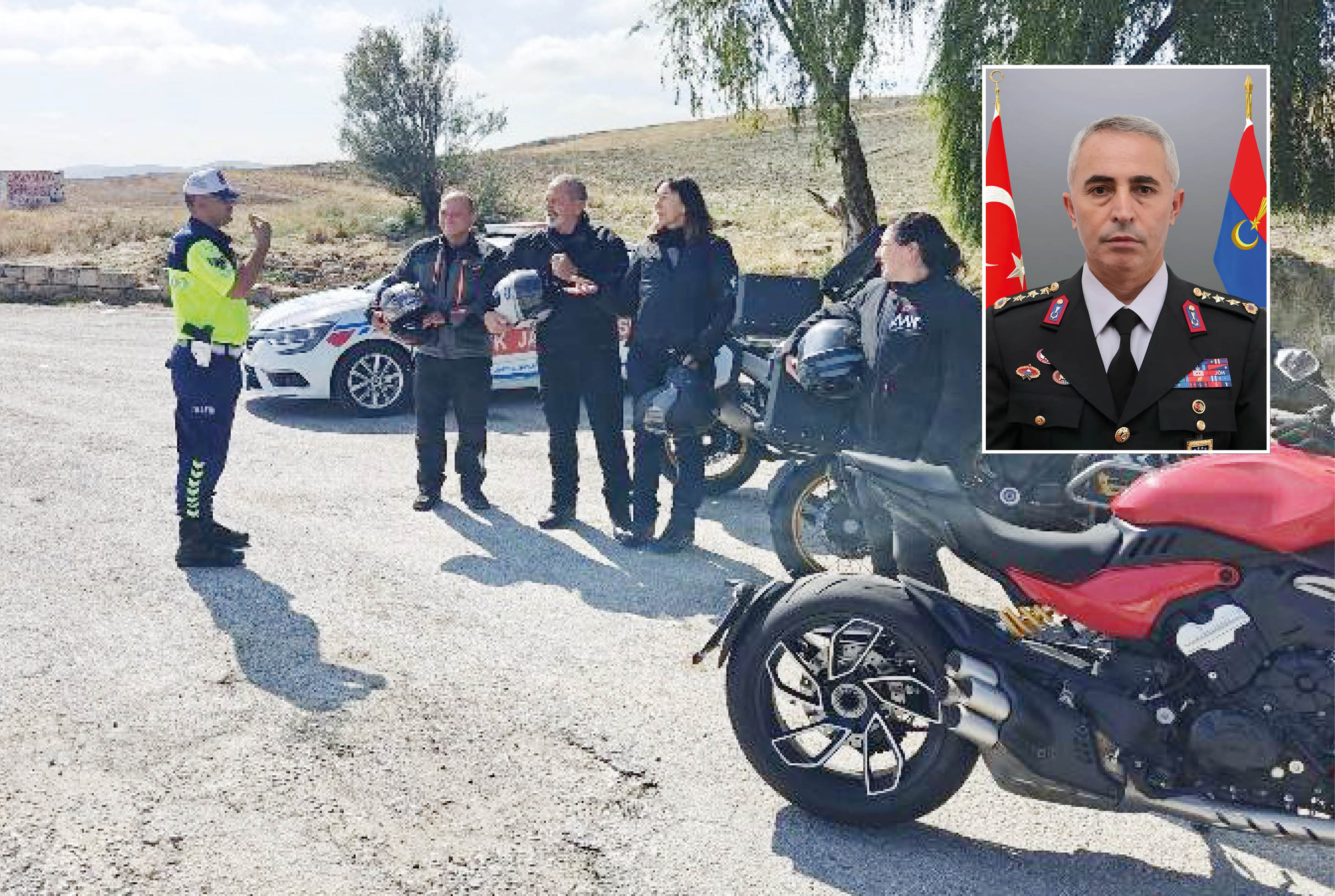 YOZGAT’TA MOTOSİKLET SÜRÜCÜLERİNE ‘BİR KURAL,BİR ÖMÜR’ DENETİMİ