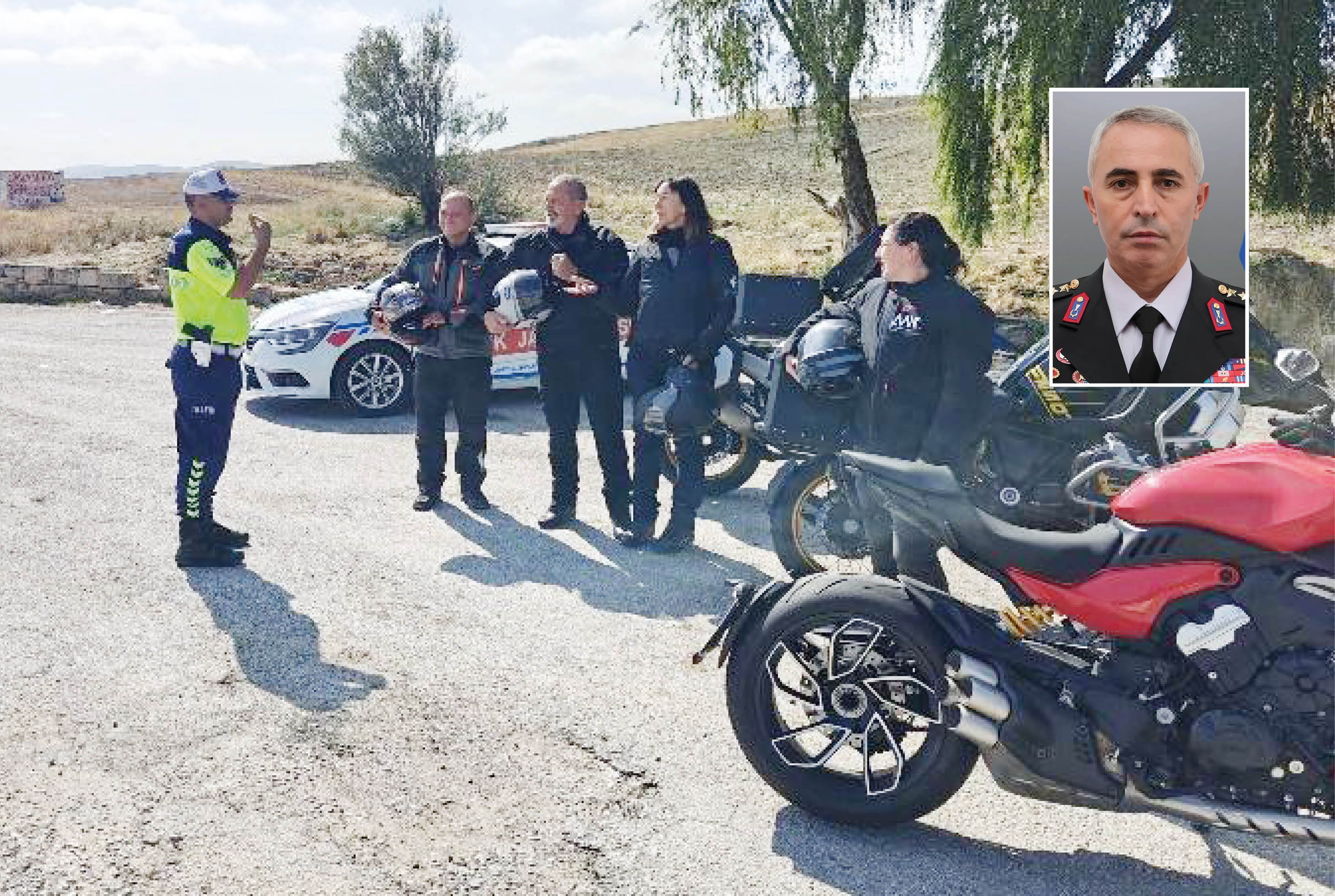 YOZGAT’TA MOTOSİKLET SÜRÜCÜLERİNE ‘BİR KURAL,BİR ÖMÜR’ DENETİMİ
