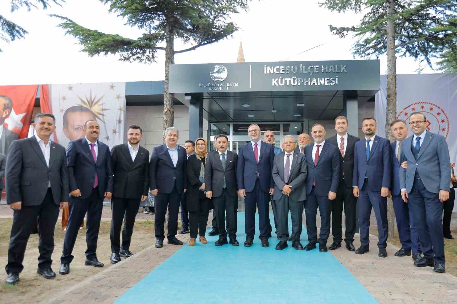 BAŞKAN BÜYÜKKILIÇ VE BAKAN YARDIMCISI YILMAZ’DAN, İNCESU’YA ‘TARİH’ VE ‘KÜLTÜR’ ÇIKARMASI