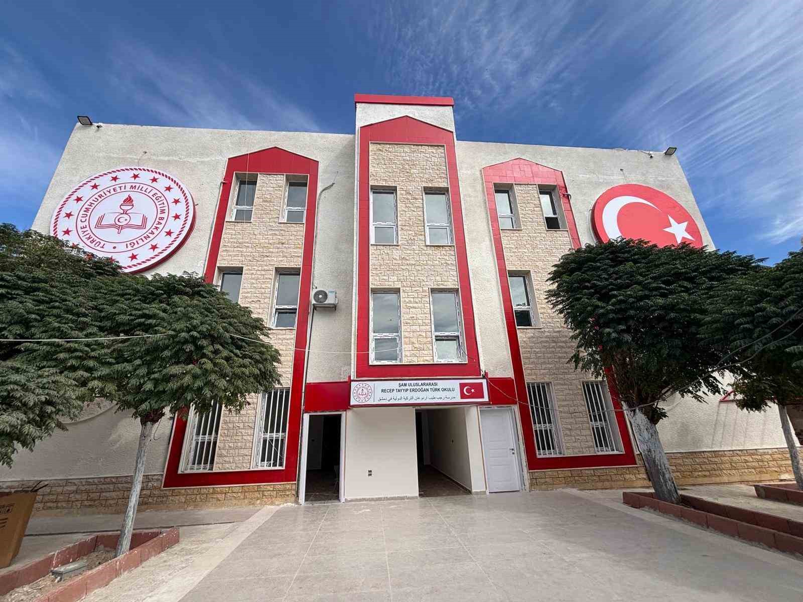 ŞAM ULUSLARARASI RECEP TAYYİP ERDOĞAN TÜRK OKULU 4 EKİM’DE AÇILACAK