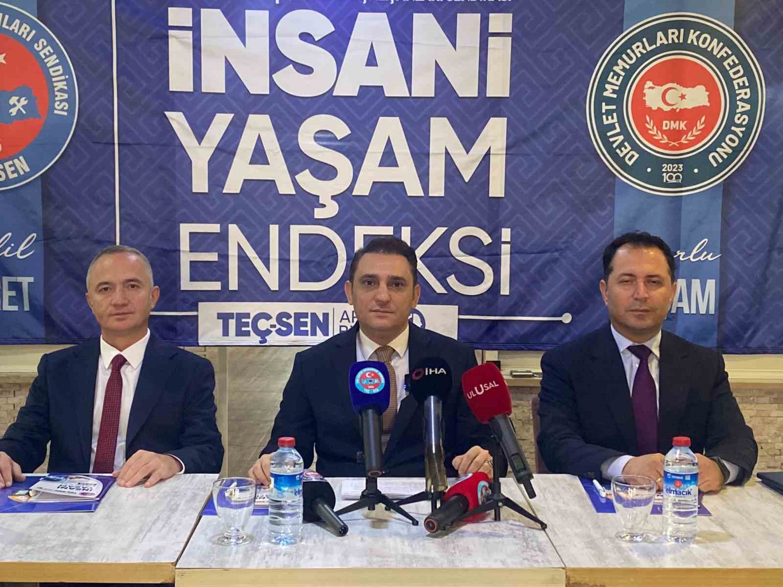 EĞİTİM ÇALIŞANLARININ ’İNSANİ YAŞAM’ MALİYET RAPORU AÇIKLANDI: