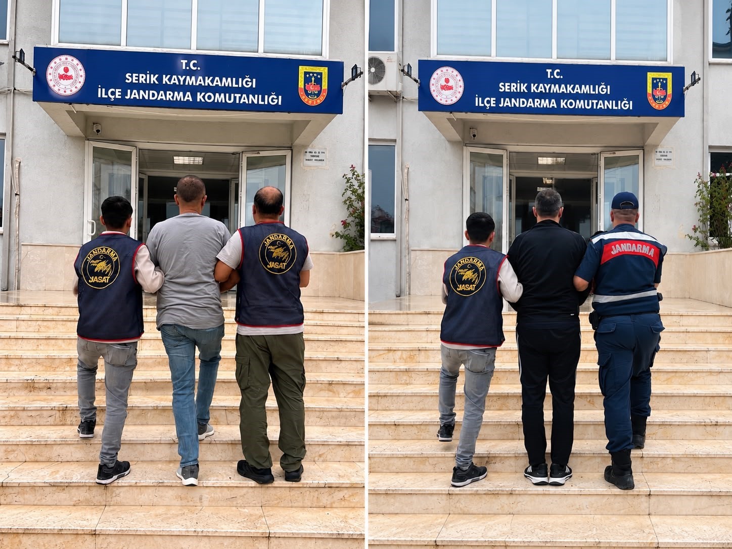 SERİK’TE HAPİS CEZASI İLE ARANAN 2 HÜKÜMLÜ YAKALANDI