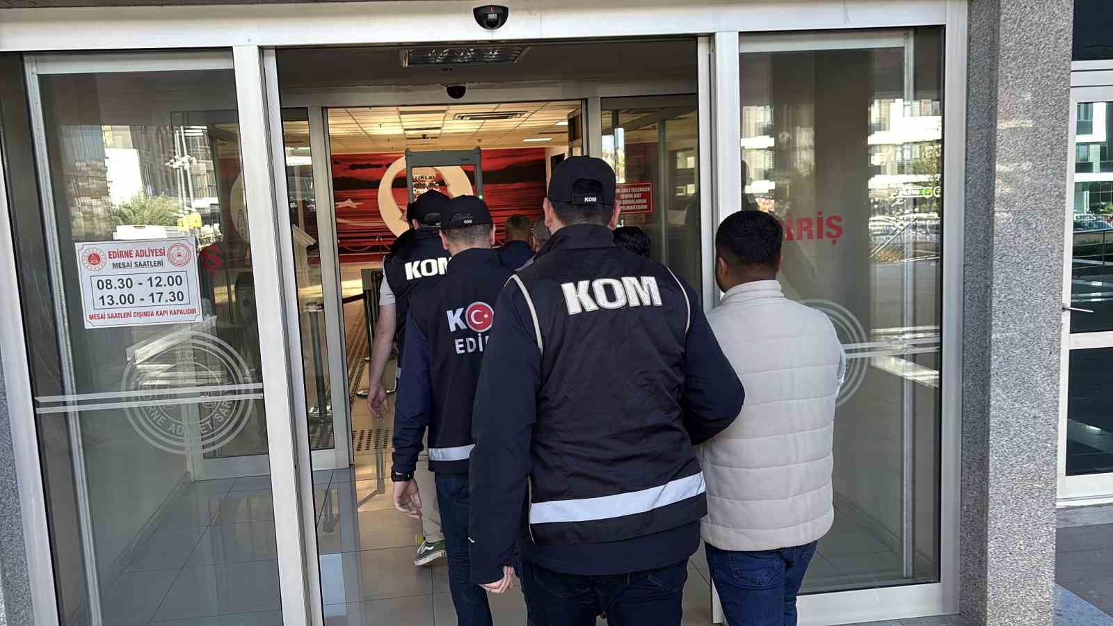 EDİRNE’DE TEFECİLİK OPERASYONUNDA 2 TUTUKLAMA, 2 ŞÜPHELİYE EV HAPSİ