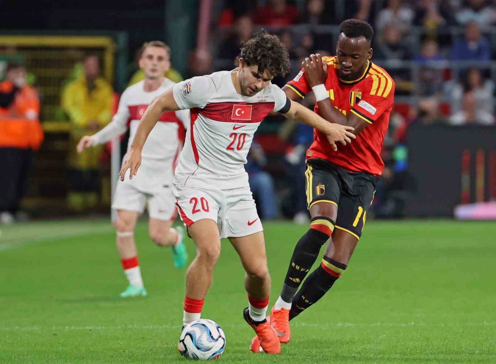 UEFA ULUSLAR LİGİ: BELÇİKA: 1 - TÜRKİYE: 0 (İLK YARI)