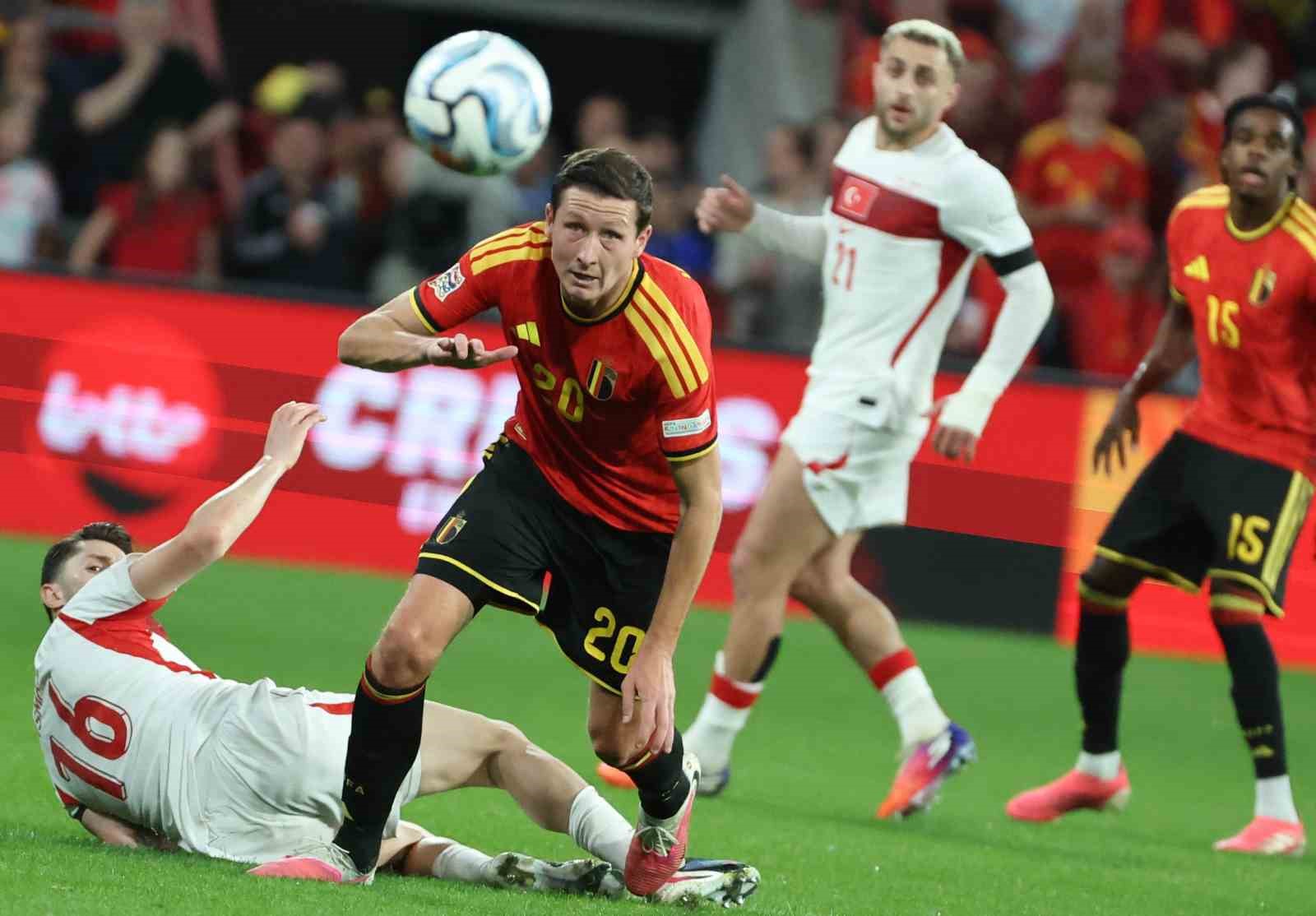 UEFA ULUSLAR LİGİ: BELÇİKA: 3 - TÜRKİYE: 0 (MAÇ SONUCU)