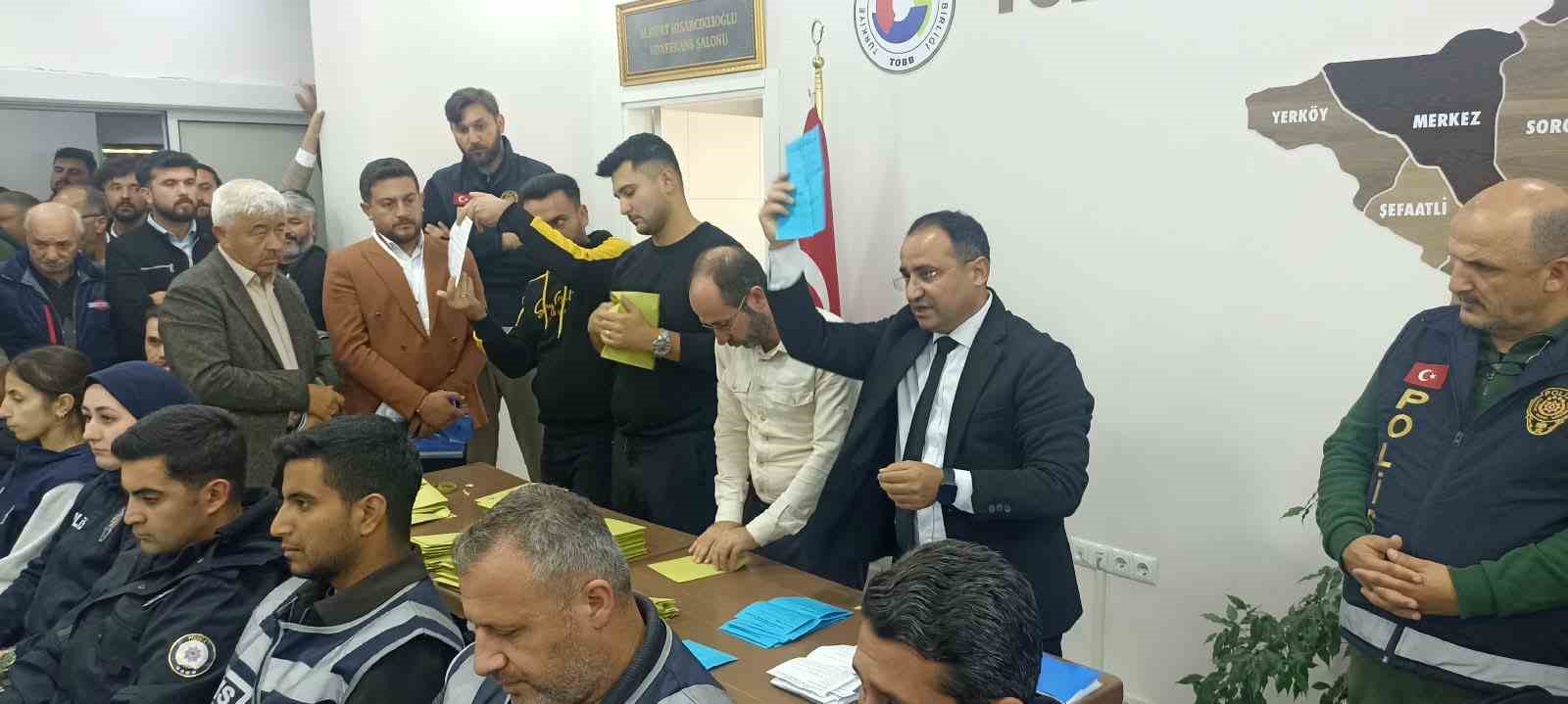 YOZGAT TİCARET BORSASI SEÇİMİNDE SANDIKTAN YAKUP BULUT ÇIKTI