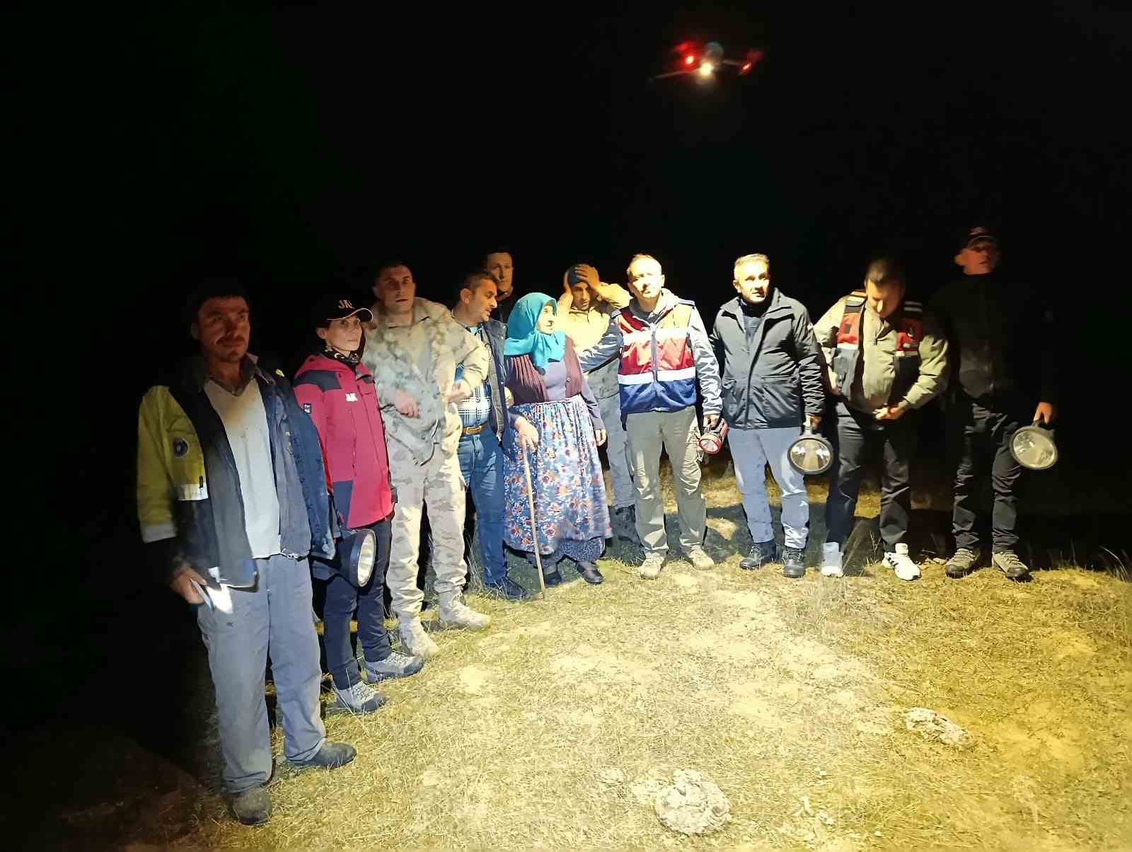 BURSA’DA 3 GÜNDÜR KAYIP OLAN YAŞLI KADIN DRON İLE BULUNDU