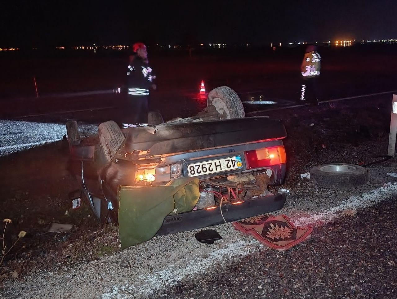 YAĞIŞLI HAVA KAZALARI BERABERİNDE GETİRDİ: 11 YARALI