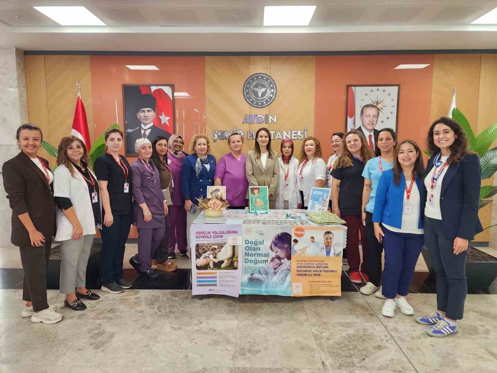 AYDIN ŞEHİR HASTANESİ’NDE ANNE ADAYLARI BİLGİLENDİRİLDİ