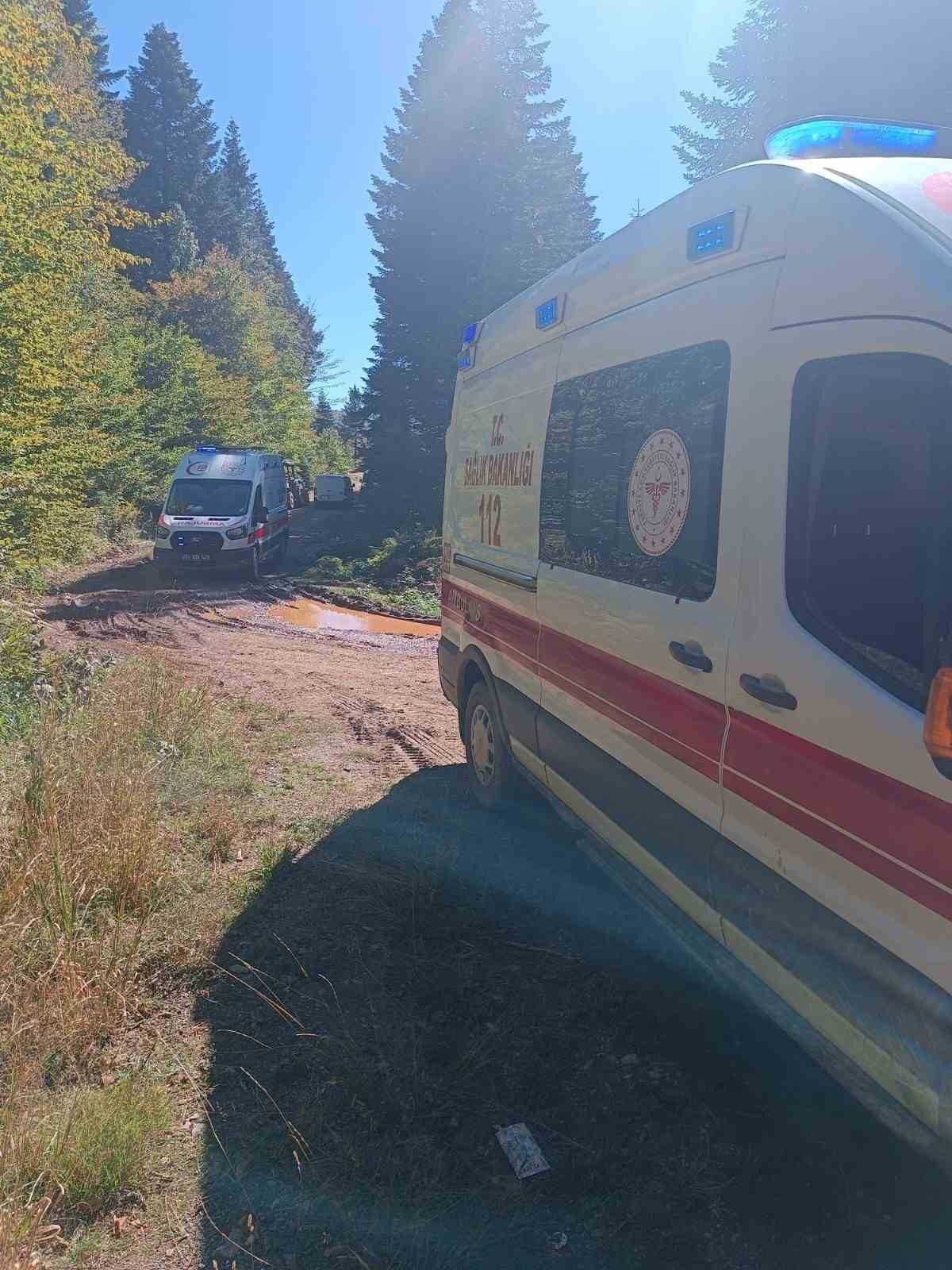 MANTAR TOPLAMAYA GİDEN AİLENİN TRAKTÖRÜ DEVRİLDİ: DEDE ÖLDÜ, TORUNU YARALANDI
