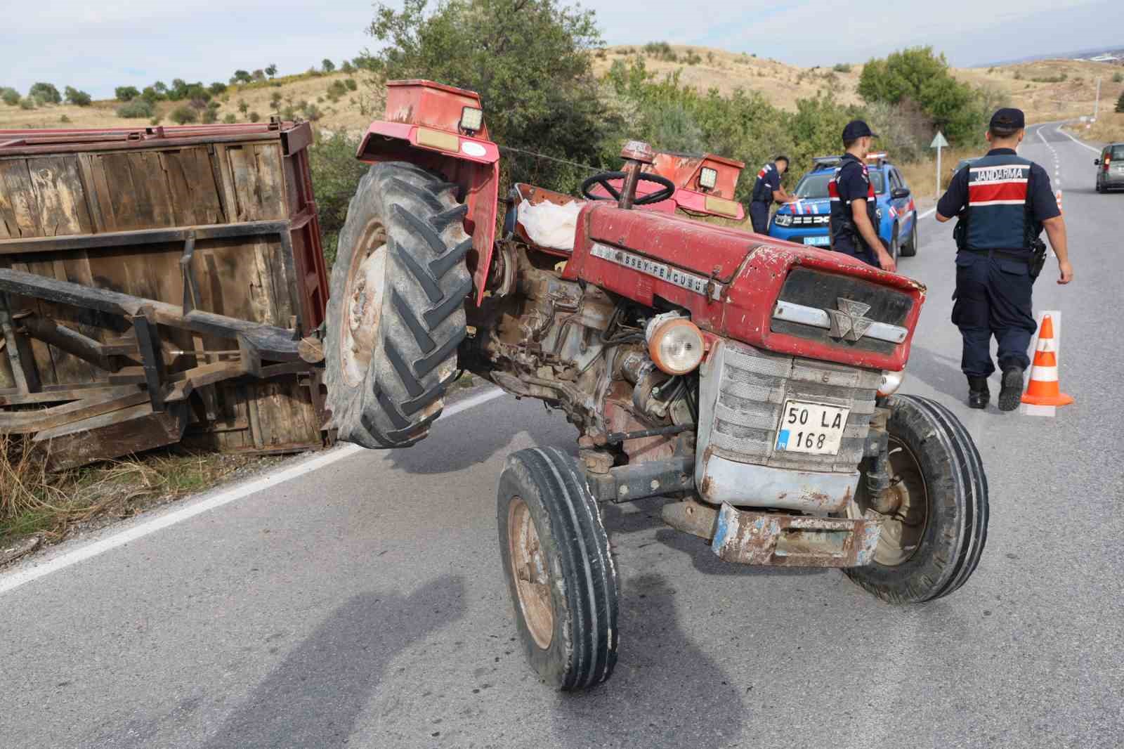 NEVŞEHİR’DE TRAKTÖR KAZASI: 2’Sİ ÇOCUK, 3 YARALI