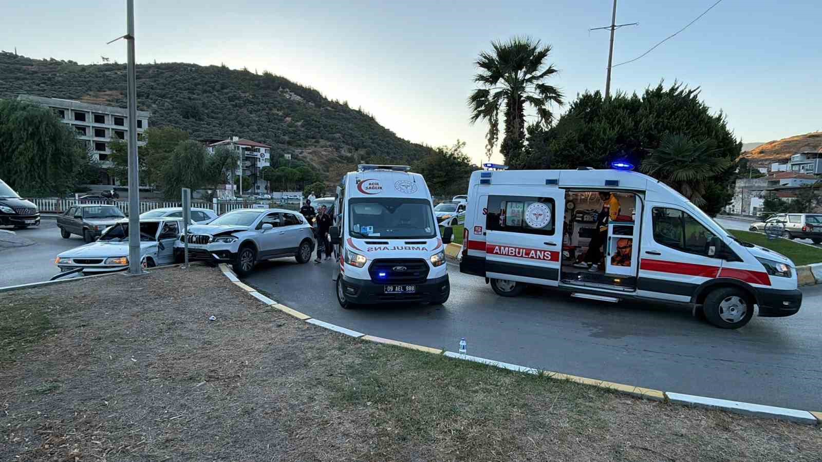 SÖKE’DE TRAFİK KAZASI: 2 YARALI