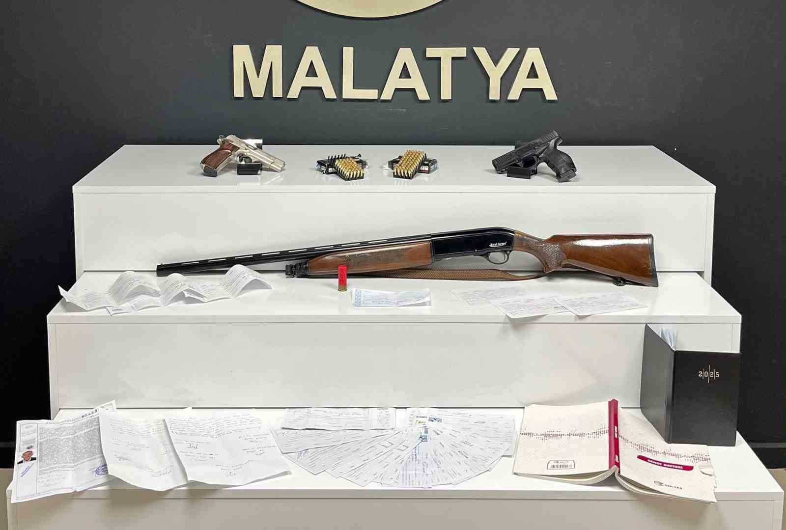 MALATYA’DA TEFECİLİK OPERASYONUNDA 9 TUTUKLAMA