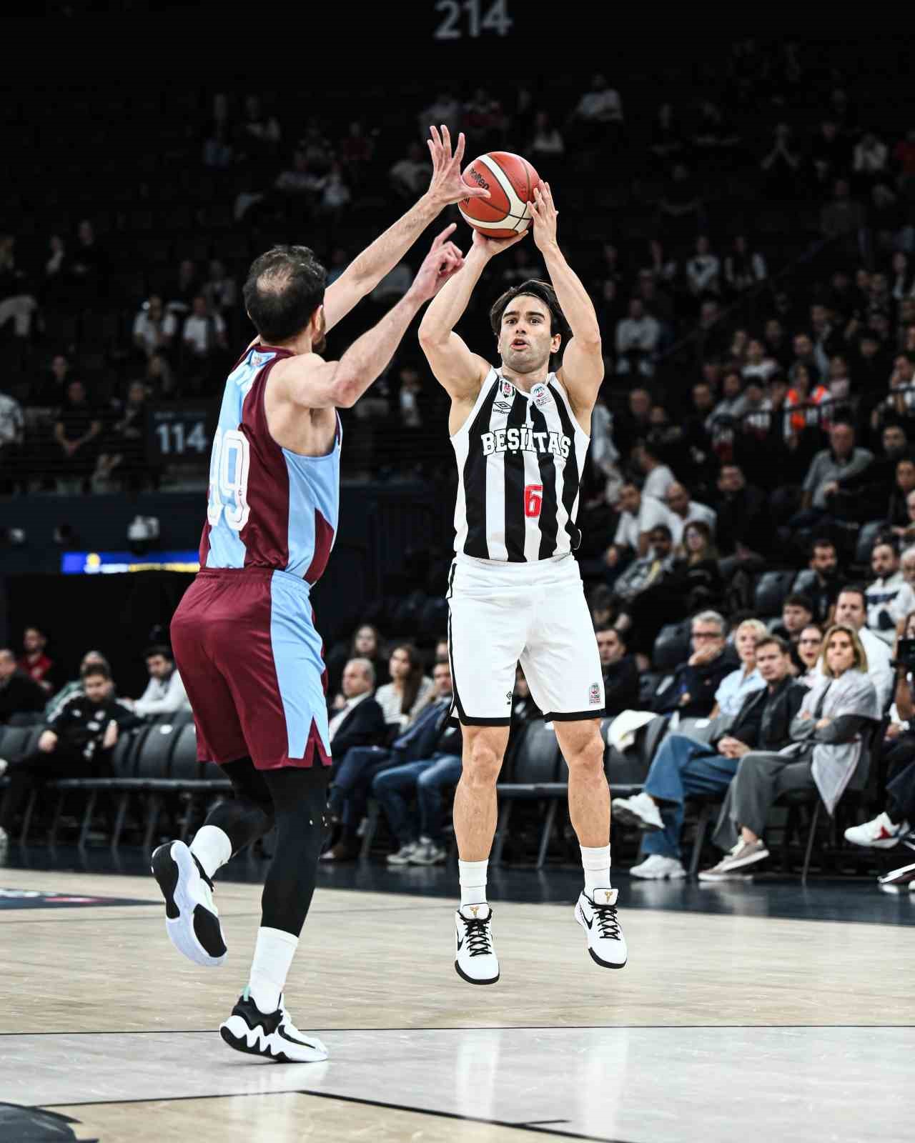 BASKETBOL SÜPER LİGİ: BEŞİKTAŞ: 90 - TRABZONSPOR: 81
