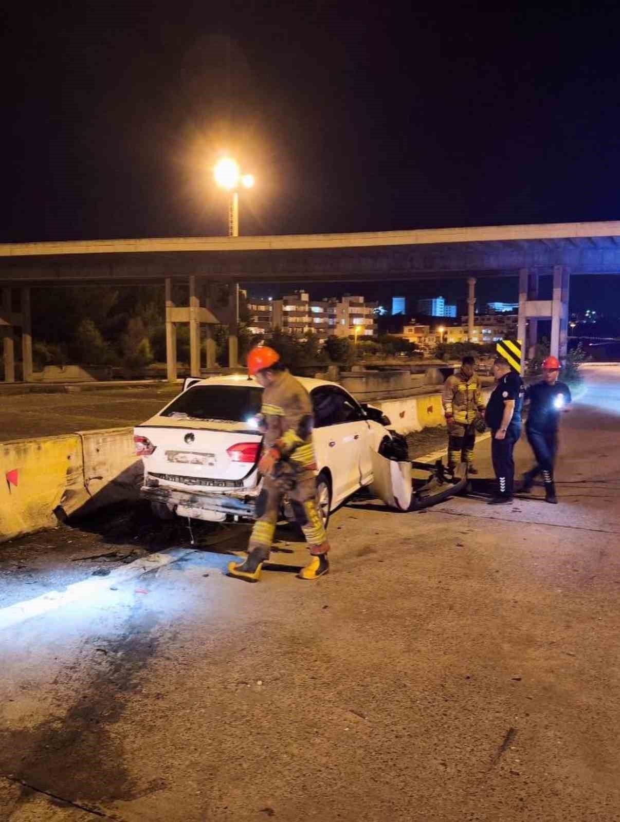 İSKENDERUN’DA TRAFİK KAZASI: 1 YARALI
