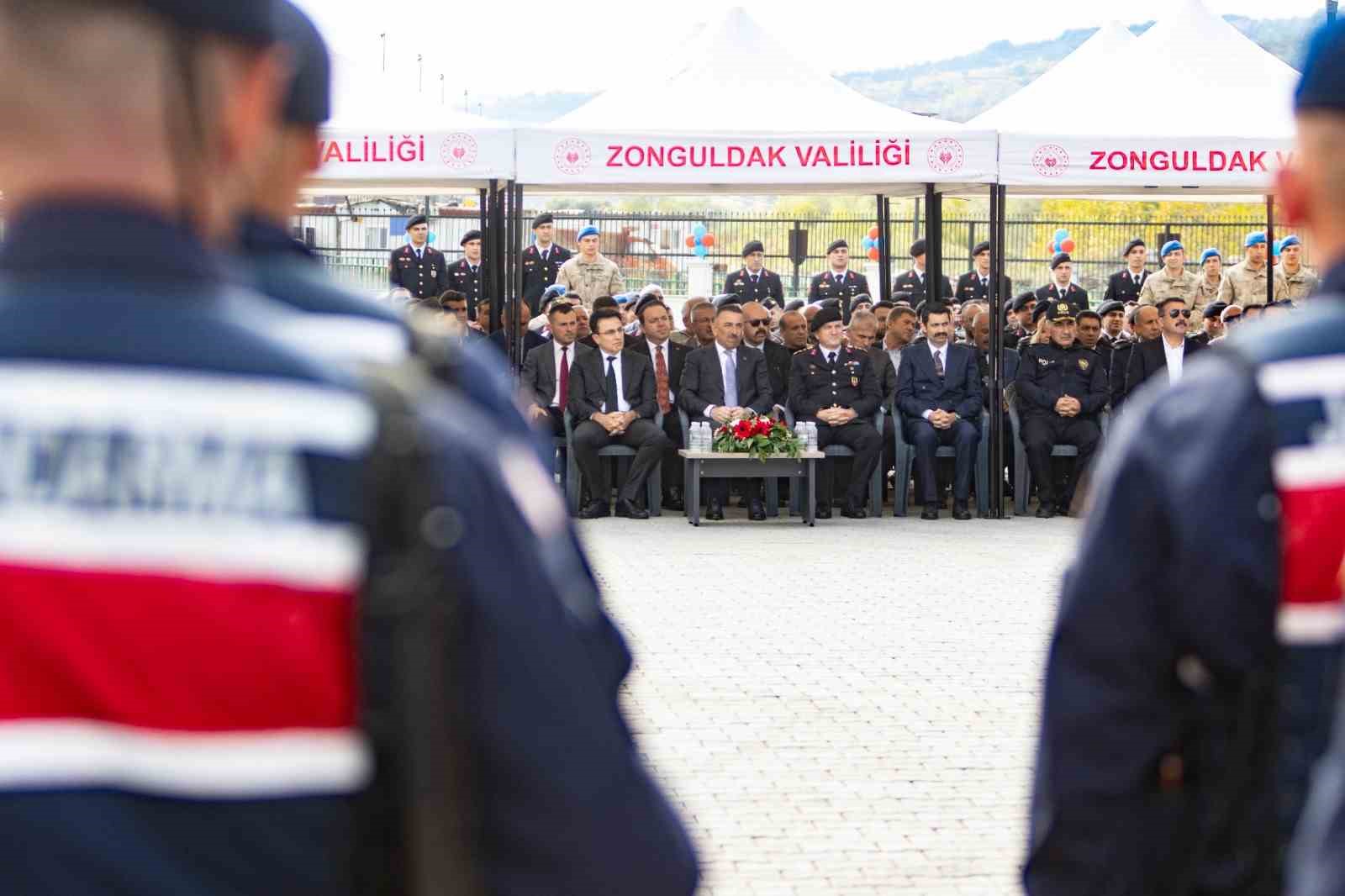 ZONGULDAK’TA ÇAYDEĞİRMENİ JANDARMA KARAKOLU YENİ HİZMET BİNASI TÖRENLE AÇILDI