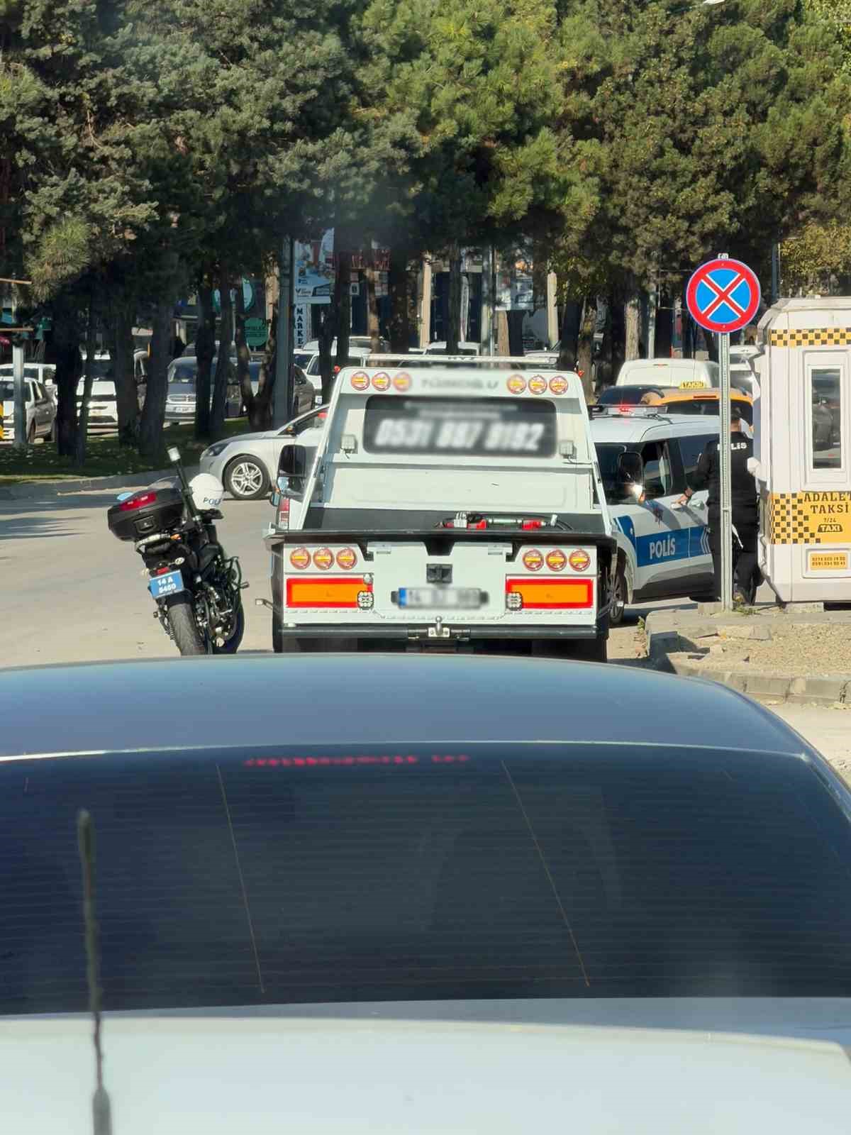 BOLU’DA OTO KURTARICIYA BAŞKA PLAKA TAKAN SÜRÜCÜYE 186 BİN LİRA CEZA