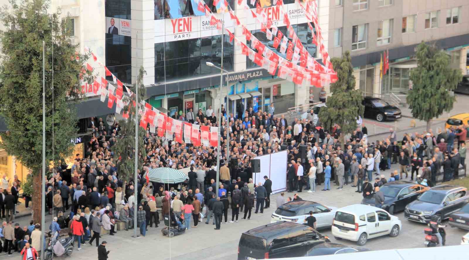 SAMSUN’DA YENİ PARTİ İL BAŞKANLIĞI BİNASI AÇILDI