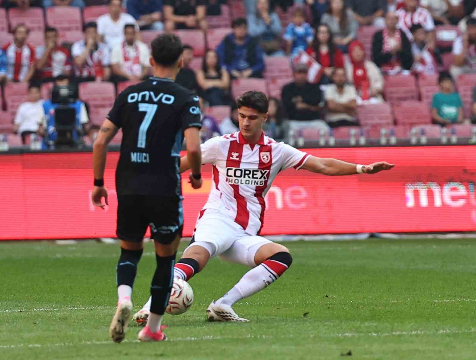 TRENDYOL SÜPER LİG: SAMSUNSPOR: 0 - TRABZONSPOR: 3 (İLK YARI)