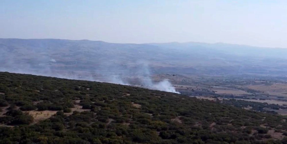 ANKARA’DA ORMANLIK ALANDA ÇIKAN YANGIN KONTROL ALTINA ALINDI
