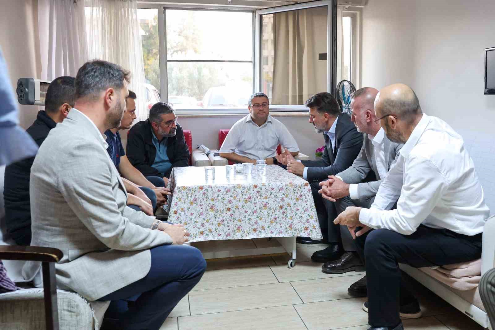 BAŞKAN VEKİLİ BİBA ACI GÜNDE VATANDAŞLARI YALNIZ BIRAKMADI