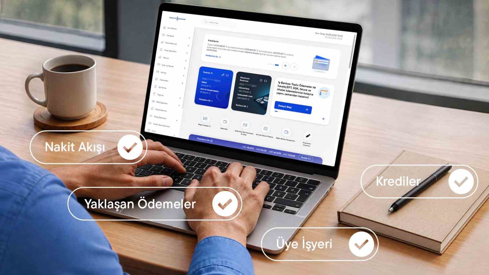 İŞ BANKASI’NIN TİCARİ İNTERNET ŞUBE ANA SAYFASINA YENİ ÖZELLİKLER EKLENDİ