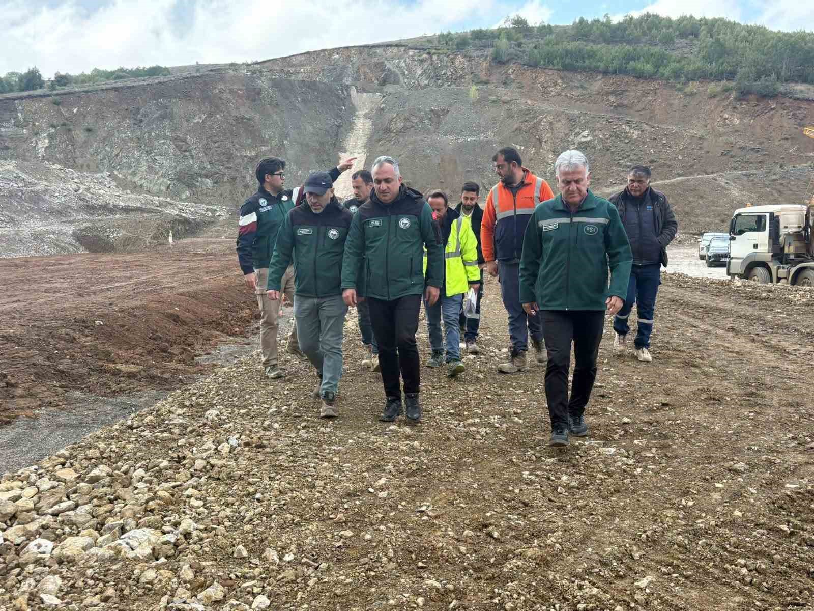 PETEKLİ GÖLETİ’NDE ÇALIŞMALAR YERİNDE İNCELENDİ