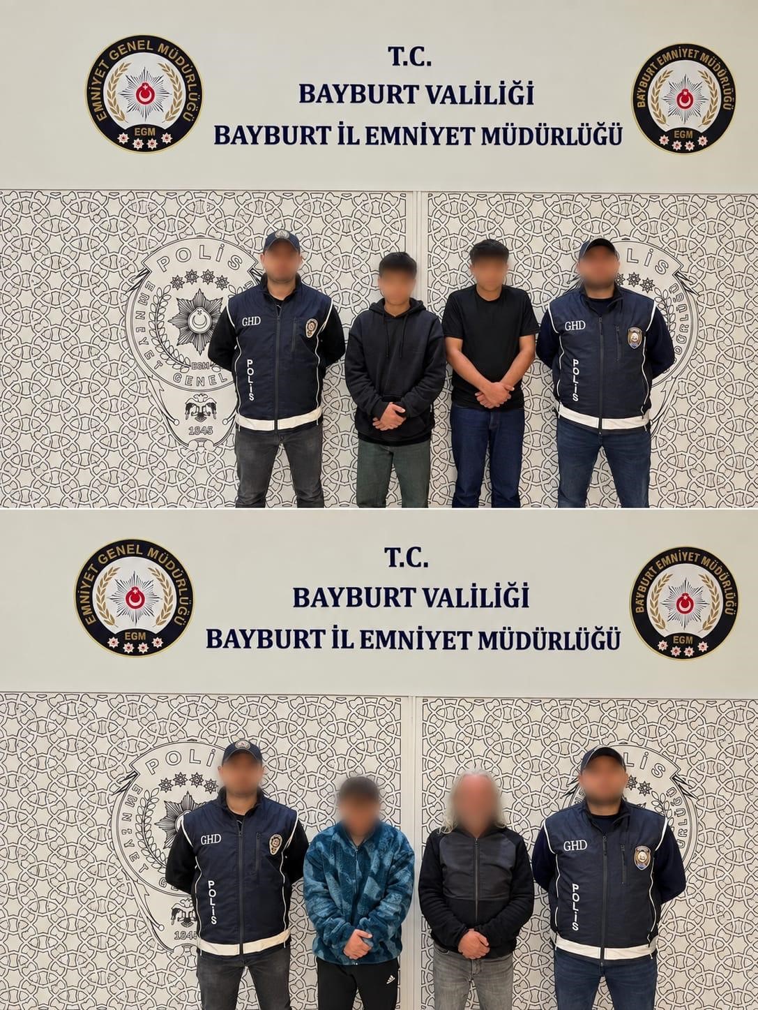 BAYBURT’TA 2 DÜZENSİZ GÖÇMEN YAKALANDI
