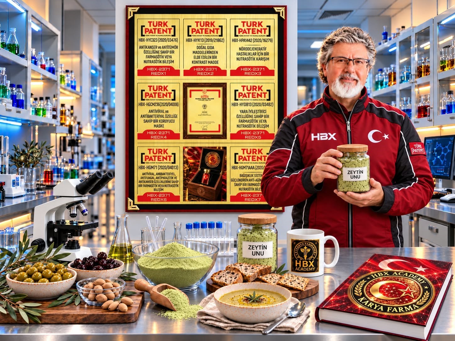 KARYA FARMA HBX AR-GE’DEN ’ZEYTİN UNU’ ÇALIŞMASI