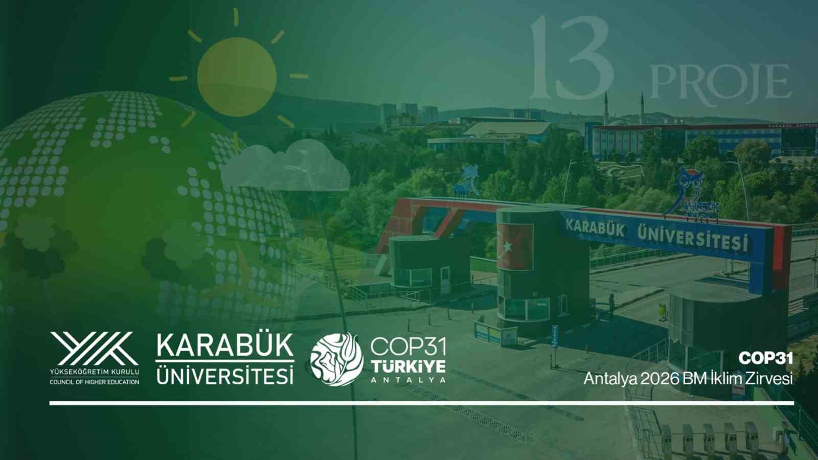 KBÜ’DEN İKLİM DEĞİŞİKLİĞİ ARAŞTIRMALARINA 13 PROJE KATKISI