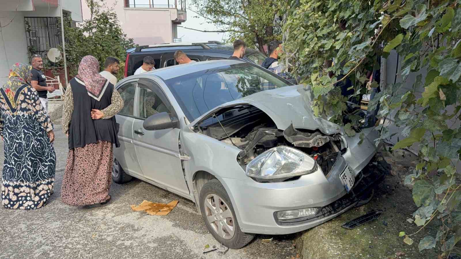 SAMSUN’DA 4 ARAÇLI ZİNCİRLEME KAZA
