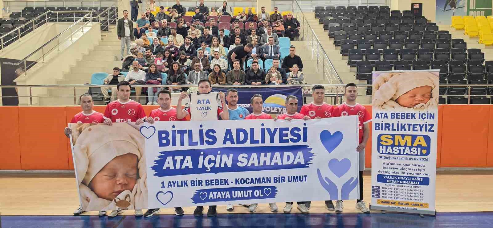 BİTLİS ADLİYESİ, SMA HASTASI ATA BEBEK İÇİN SAHAYA ÇIKTI