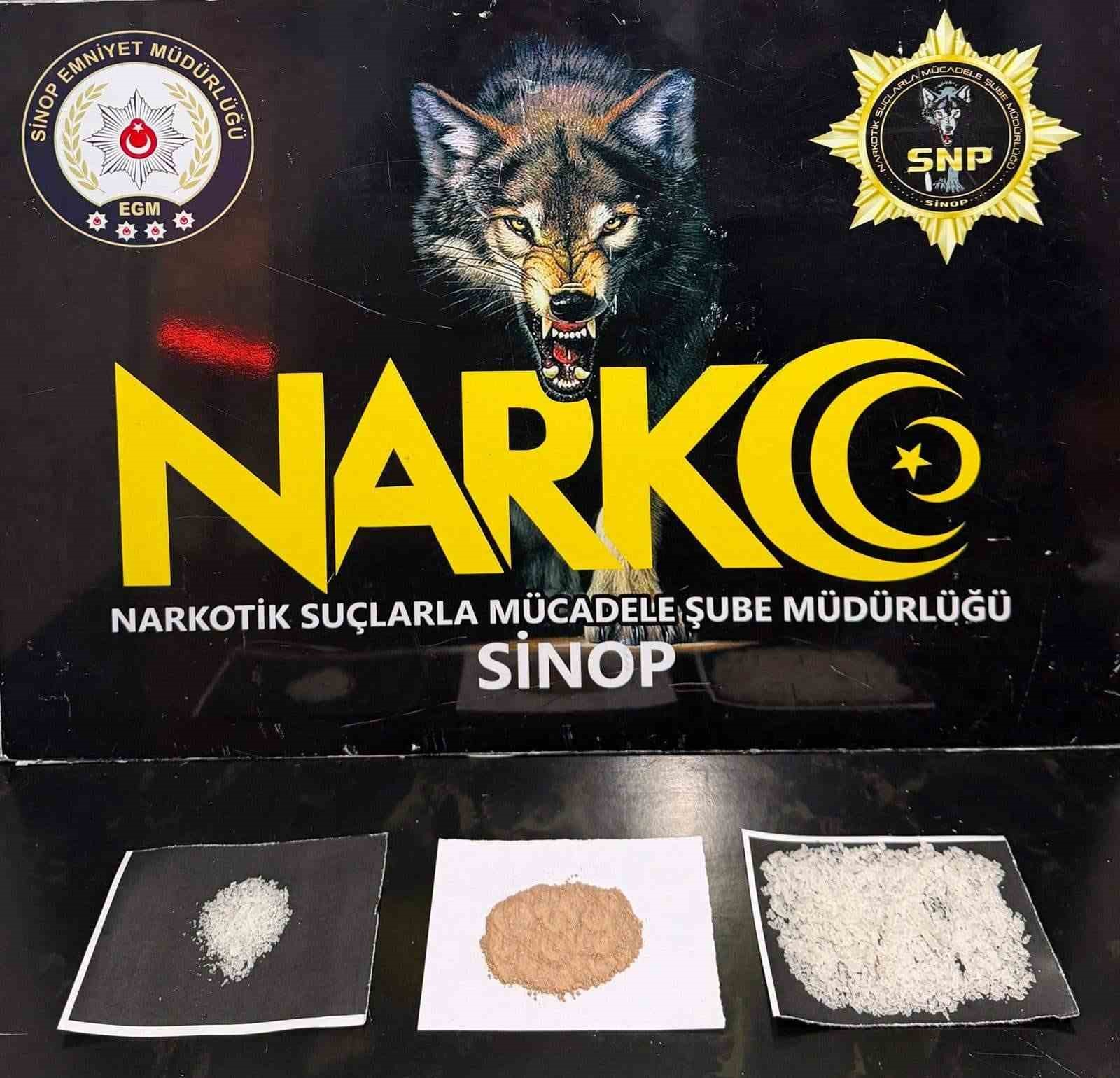 SİNOP’TA UYUŞTURUCU OPERASYONU: 1 TUTUKLAMA