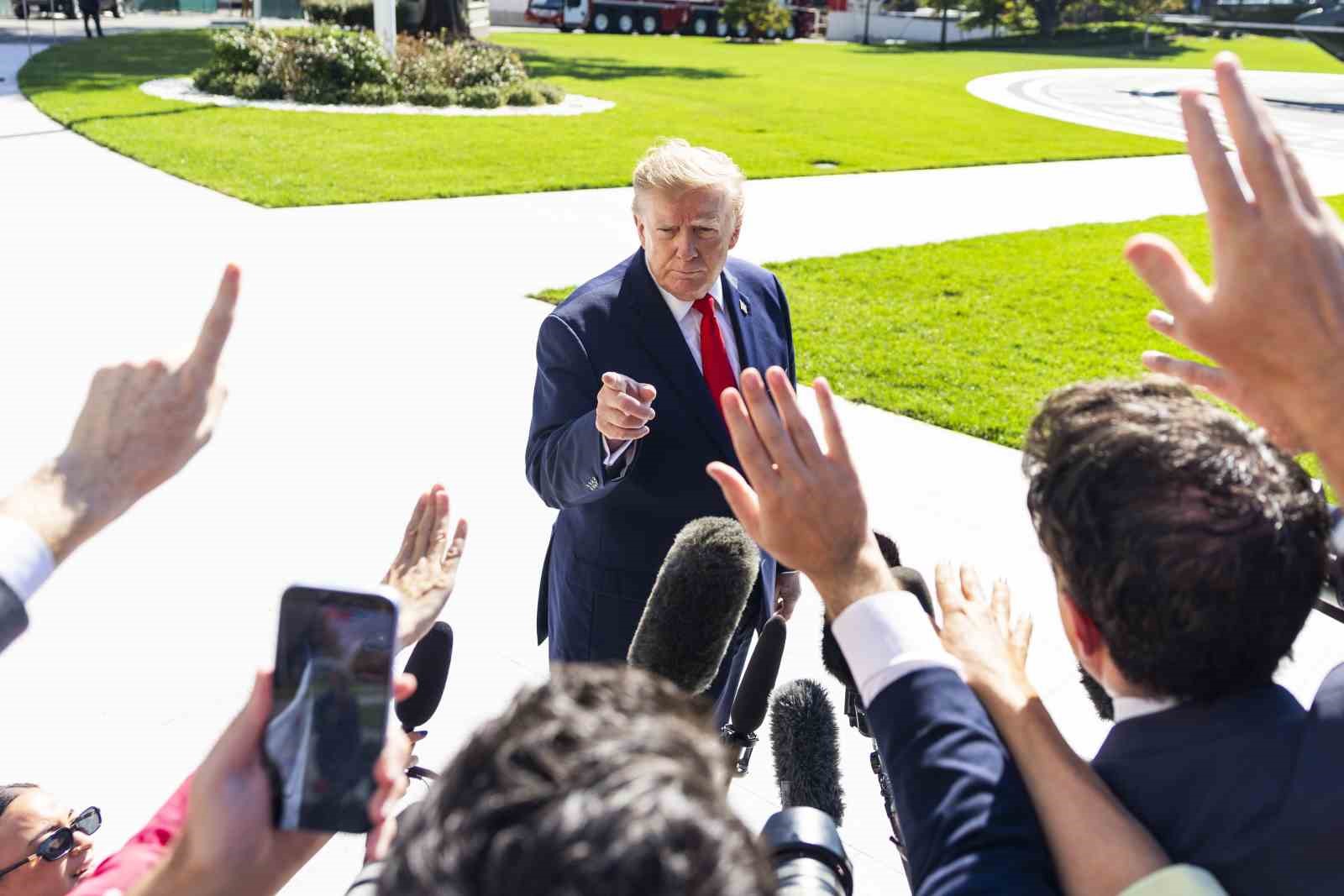 ABD BAŞKANI TRUMP: "CUMHURBAŞKANI ERDOĞAN’A BÜYÜK SAYGI DUYUYORUM"
