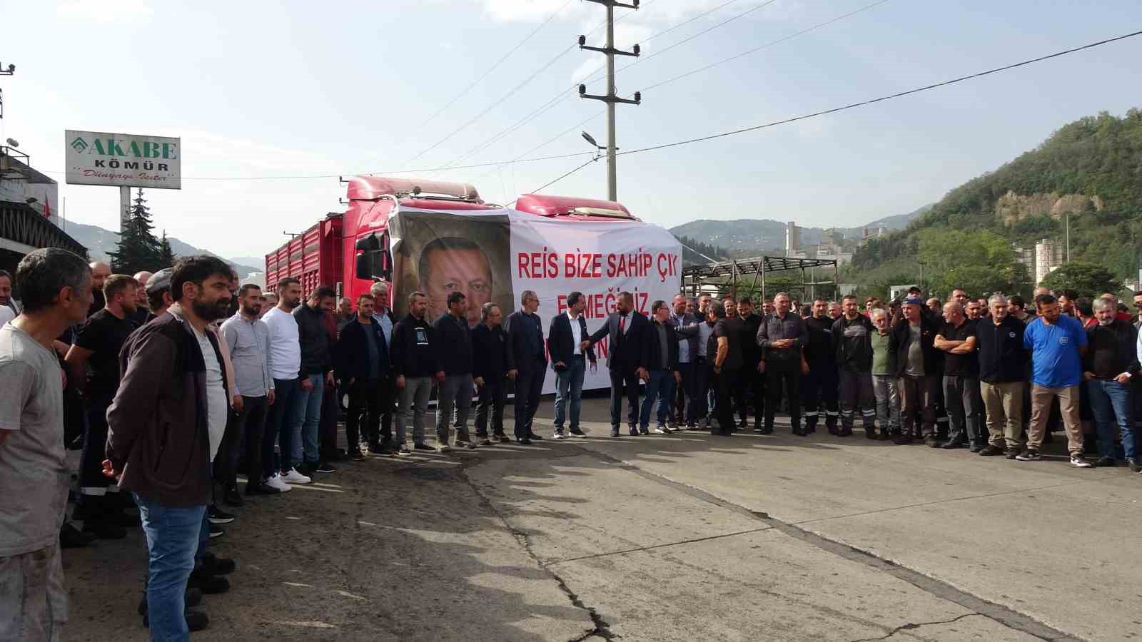 TRABZON’DA KÖMÜRCÜLERDEN ÇAĞRI: "BİZE HERHANGİ BİR YER GÖSTERİLMEDİ"