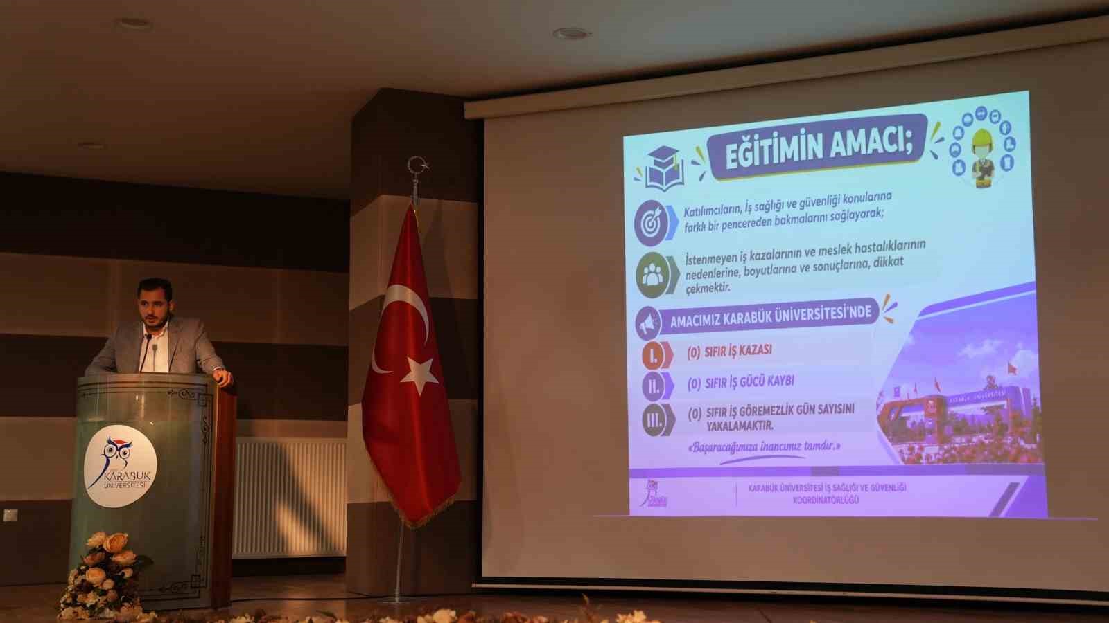 KBÜ’DE İŞ KAZALARININ ÖNLENMESİ VE LABORATUVAR GÜVENLİĞİ ELE ALINDI