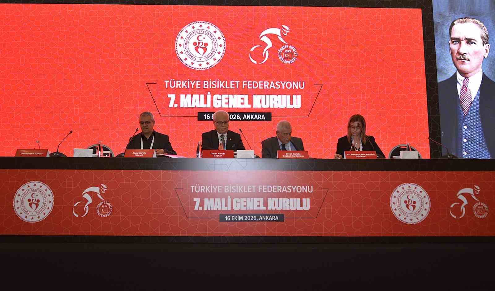 TÜRKİYE BİSİKLET FEDERASYONU YÖNETİMİ GÜVEN TAZELEDİ