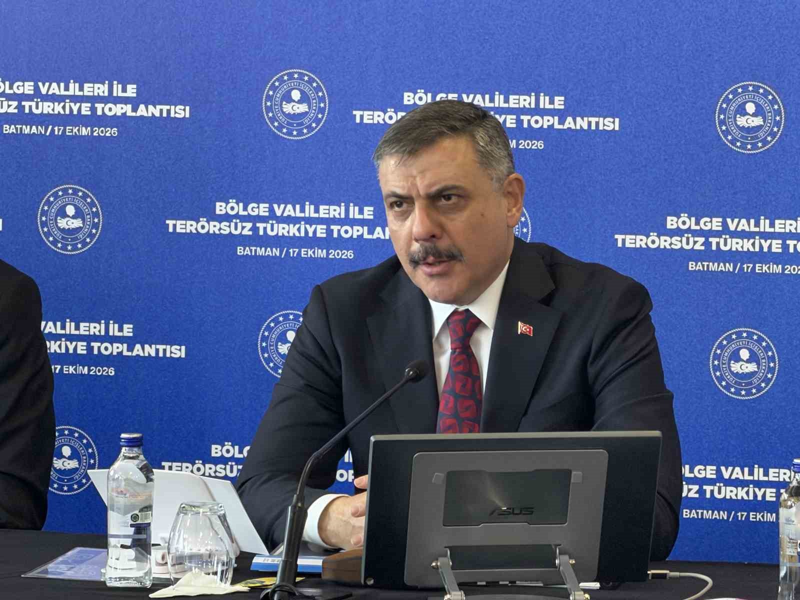 İÇ İŞLERİ BAKAN ÇİFTÇİ: "TERÖRSÜZ TÜRKİYE, STRATEJİK BİR DEVLET POLİTİKASIDIR"