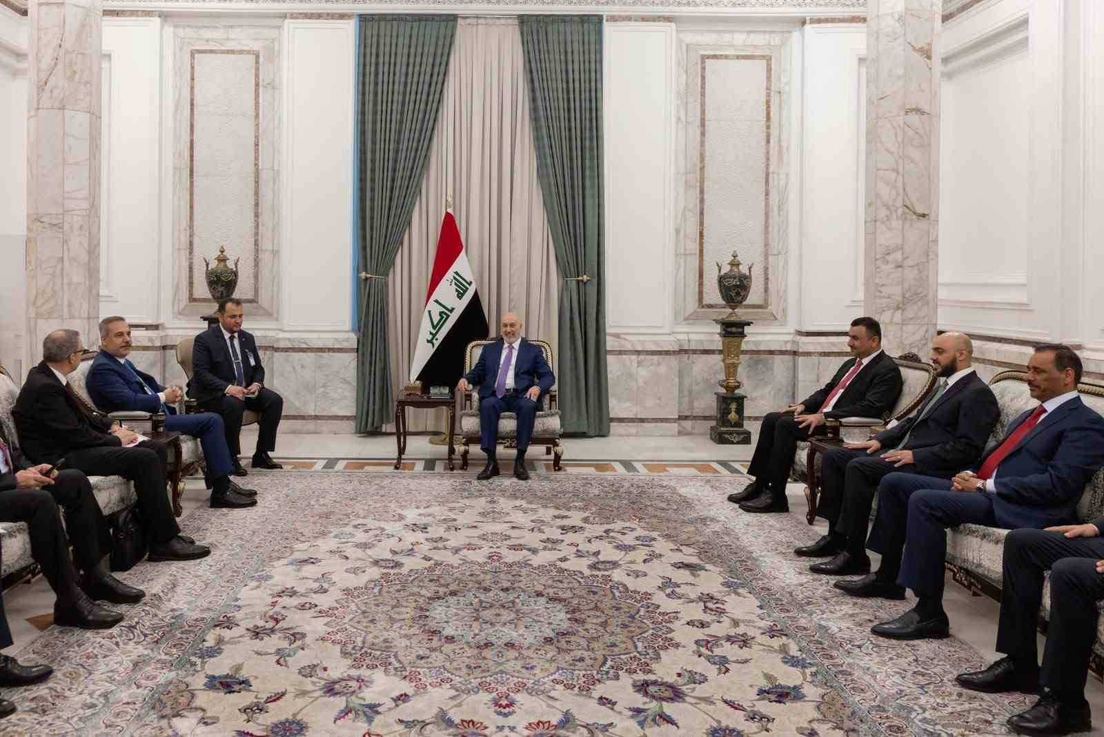 BAKAN FİDAN, IRAK CUMHURBAŞKANI AMEDİ TARAFINDAN KABUL EDİLDİ