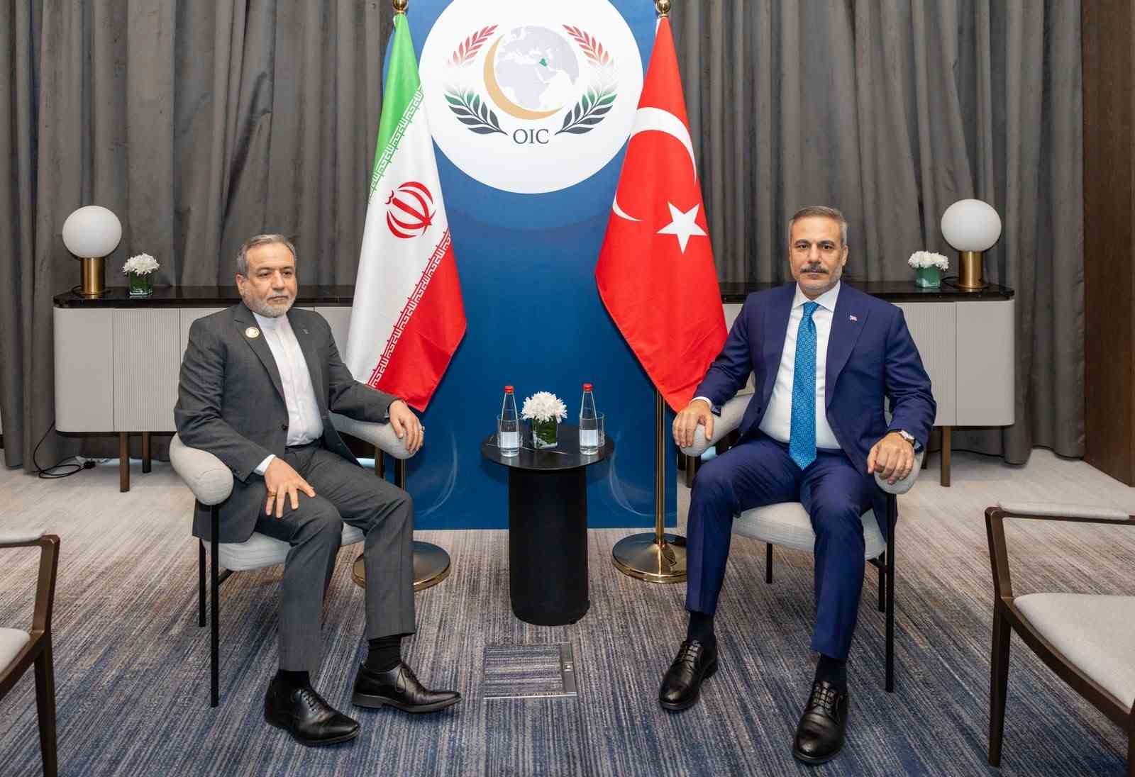 BAKAN FİDAN, İRAN DIŞİŞLERİ BAKANI ARAKÇİ İLE GÖRÜŞTÜ
