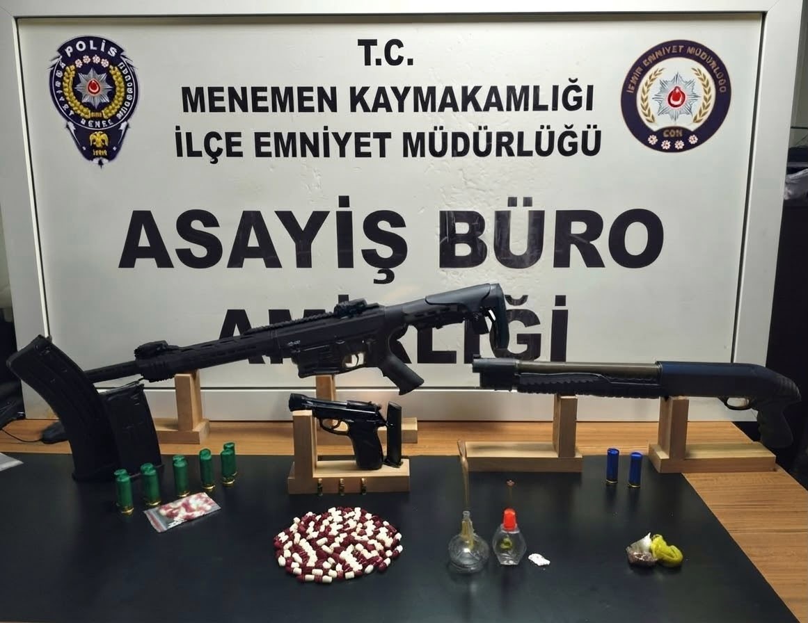 MENEMEN’DE POLİS VE JANDARMADAN DEV OPERASYON: 44 GÖZALTI