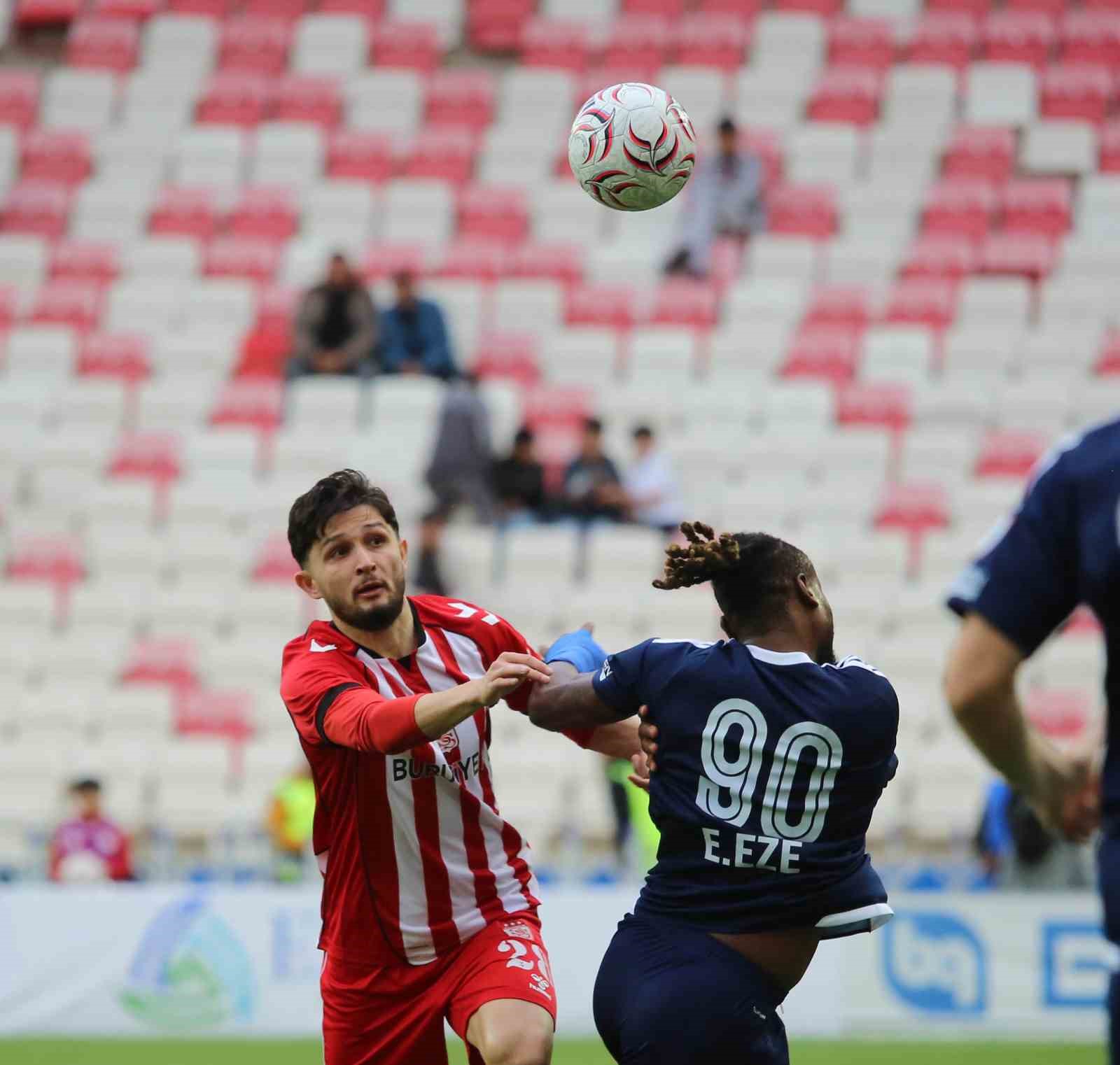 TRENDYOL 1. LİG: SİVASSPOR: 1 - SARIYER: 1