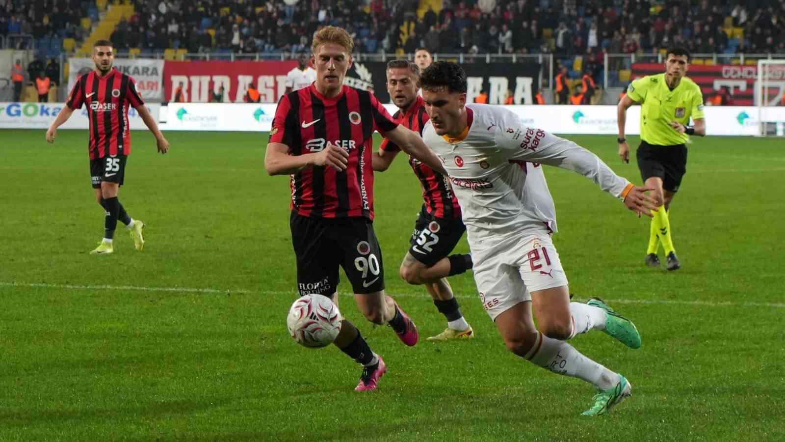 TRENDYOL SÜPER LİG: GENÇLERBİRLİĞİ: 0 - GALATASARAY: 1 (MAÇ SONUCU)