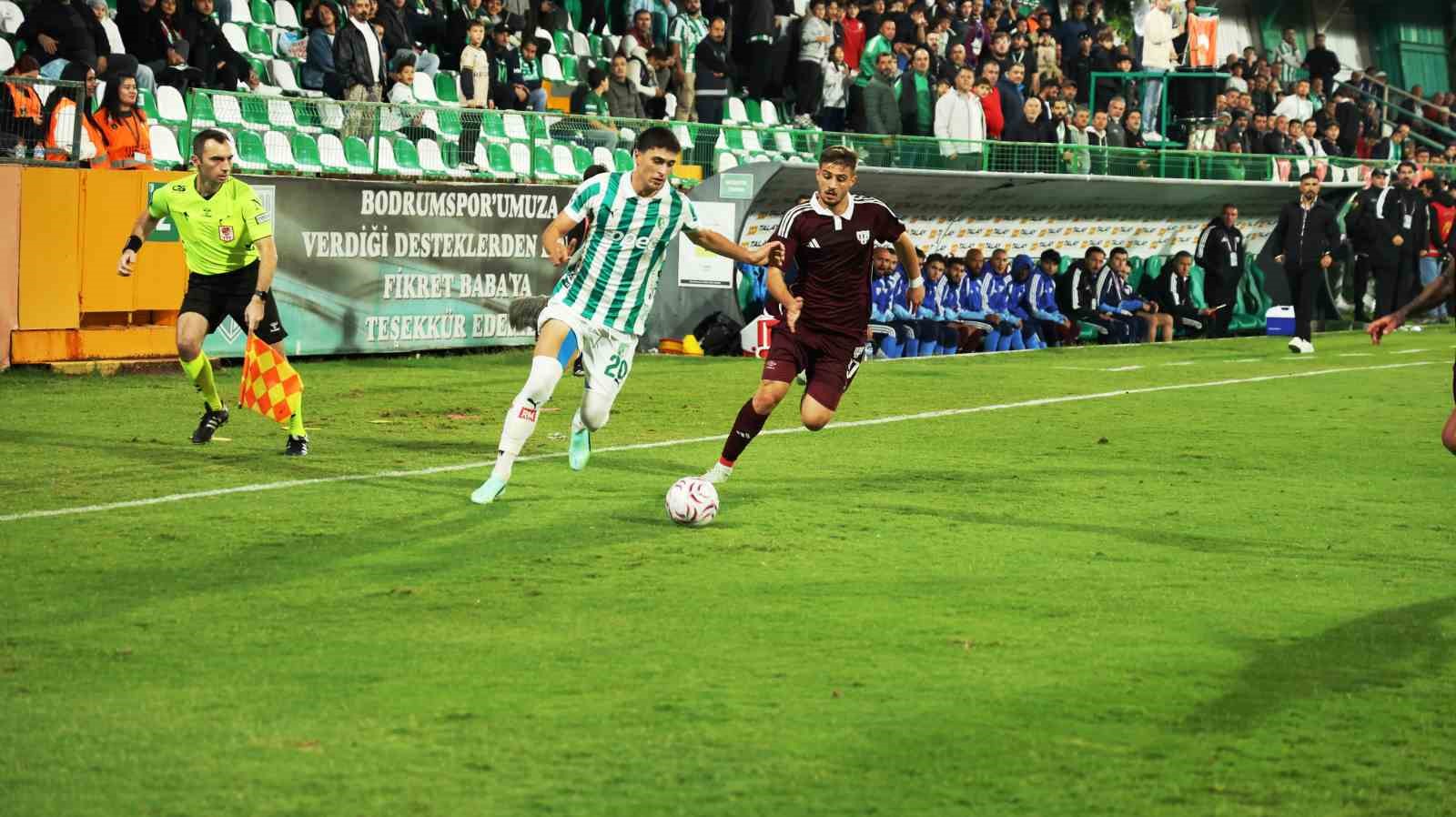 TRENDYOL 1. LİG: BODRUM FK: 2 - BANDIRMASPOR: 1
