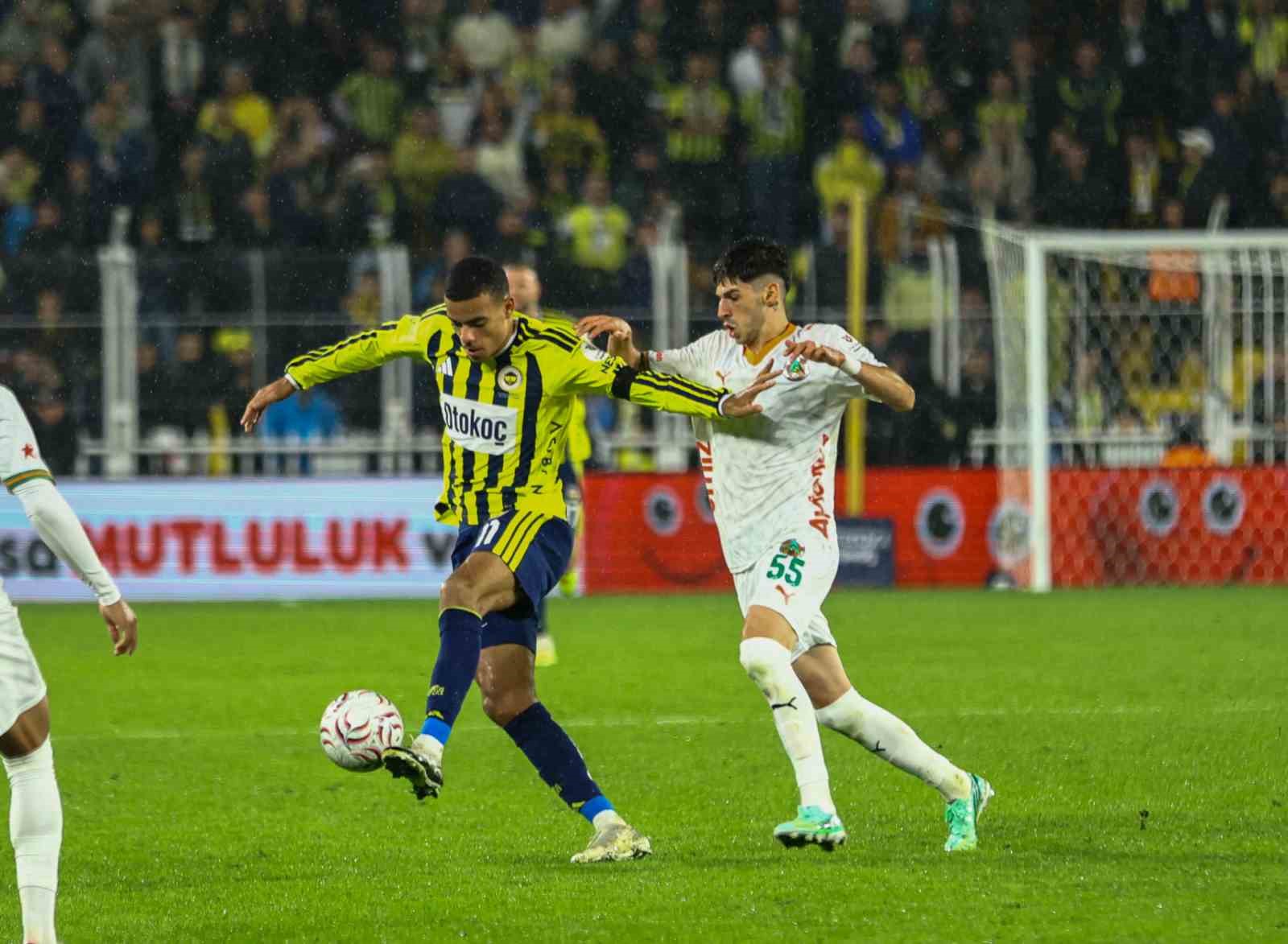 TRENDYOL SÜPER LİG: FENERBAHÇE: 3 - CORENDON ALANYASPOR: 0 (MAÇ SONUCU)