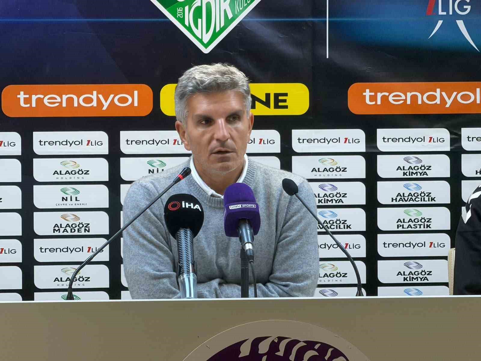 KENAN KOÇAK: "ÖNEMLİ OLAN BU TÜR MAÇLARI KAZANMAK"